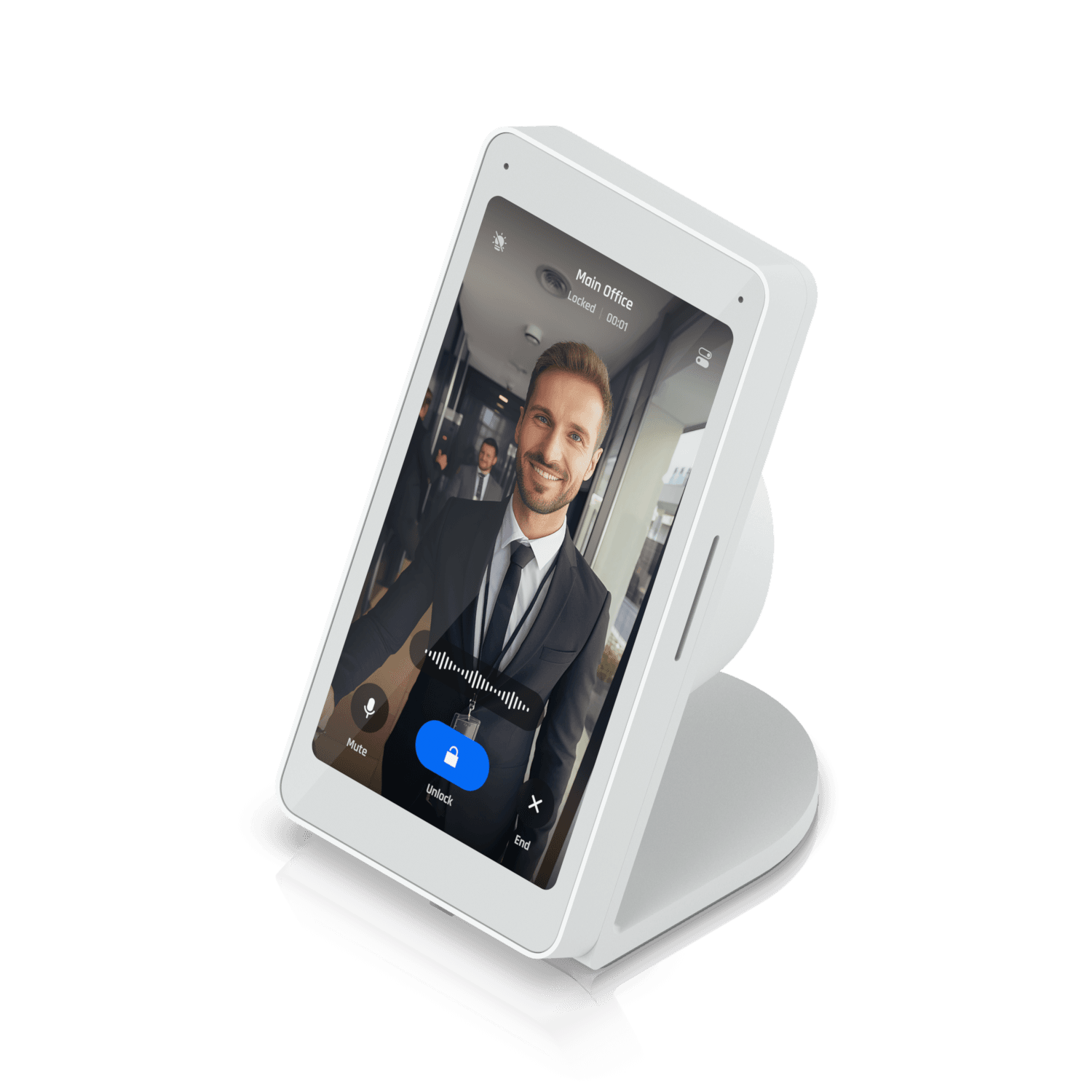 UniFi Access Intercom Viewer on table stand